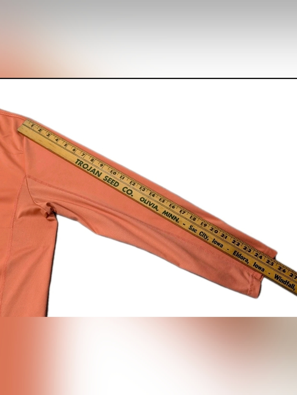 Huk Performance Long Sleeve Fishing Shirt XL Coral - Picture 6 of 7